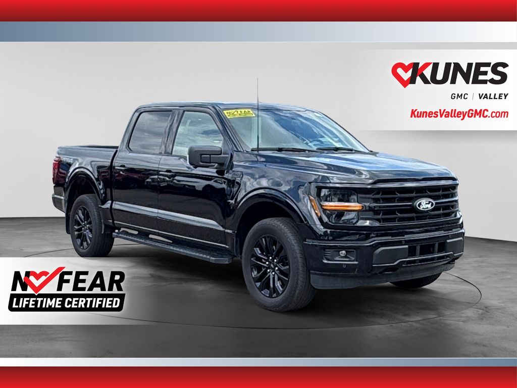Agate Black Metallic 2024 Ford F-150 Pickup Truck Four-Wheel Drive Automatic