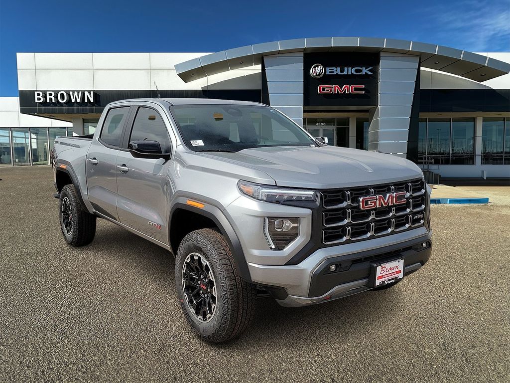 2026 GMC Canyon AT4 Silver at Brown Buick GMC