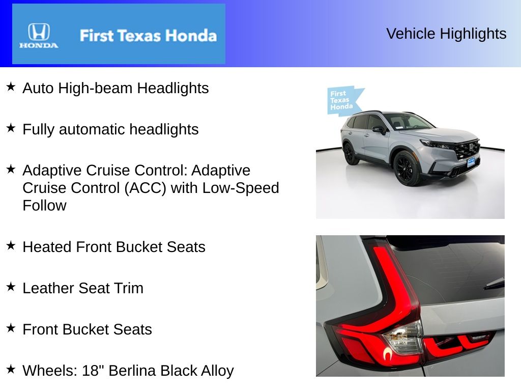 Used Car 2025 Honda Cr-v Hybrid  Sport-l For Sale Under $35,000 In Austin, Texas