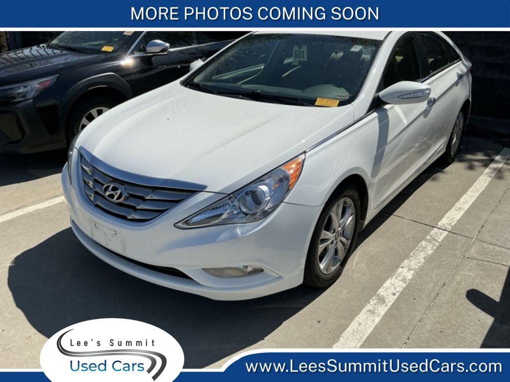 Shimmering White Mica 2013 Hyundai Sonata Limited FWD Sedan Front-Wheel Drive 6-Speed Automatic