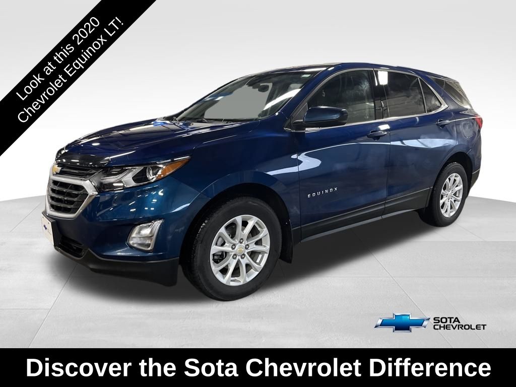 Pacific Blue Metallic 2020 Chevrolet Equinox 1.5T LT AWD SUV / Crossover Four-Wheel Drive 6-Speed Automatic Overdrive