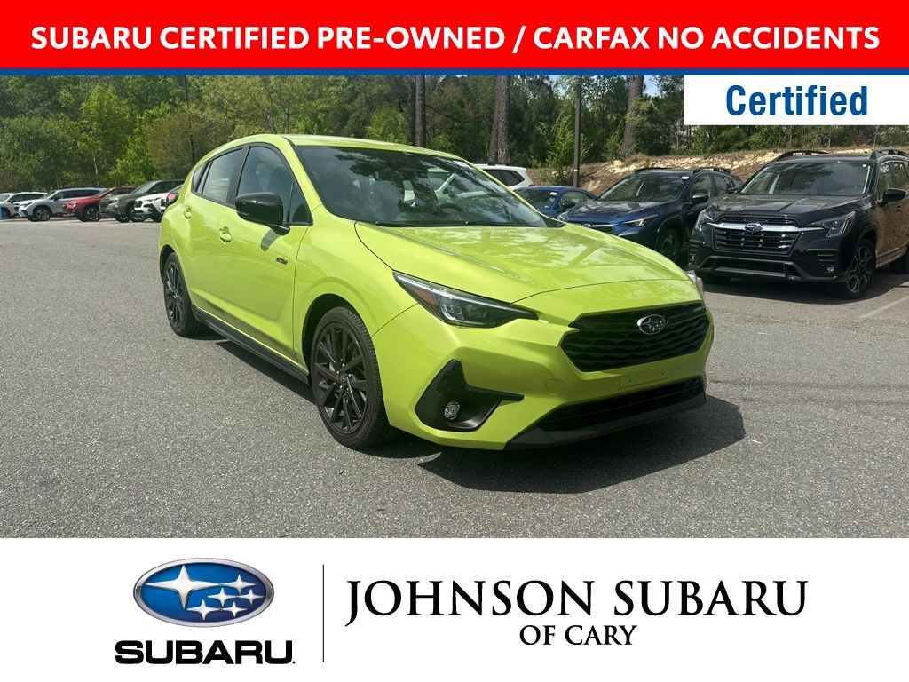 Citron Yellow Pearl 2026 Subaru Impreza RS AWD Wagon All-Wheel Drive Continuously Variable Transmission