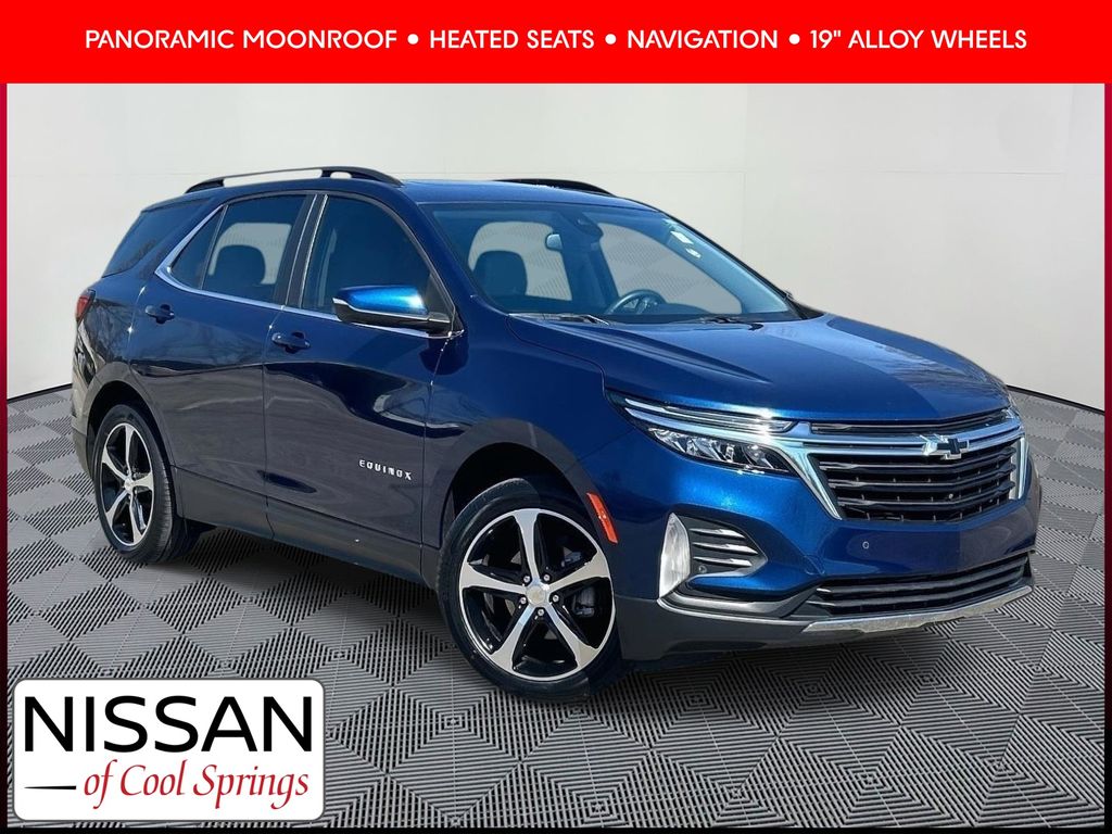 Blue 2022 Chevrolet Equinox SUV / Crossover Front-Wheel Drive 6-Speed Automatic Overdrive