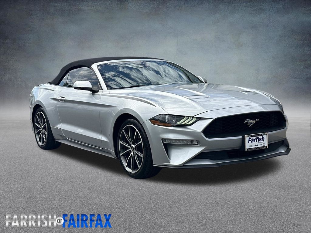 Ingot Silver 2019 Ford Mustang EcoBoost Premium Convertible RWD Convertible Rear-Wheel Drive Automatic