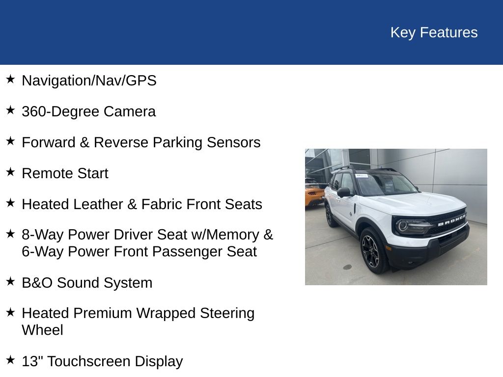 2025 Ford Bronco Sport Outer Banks