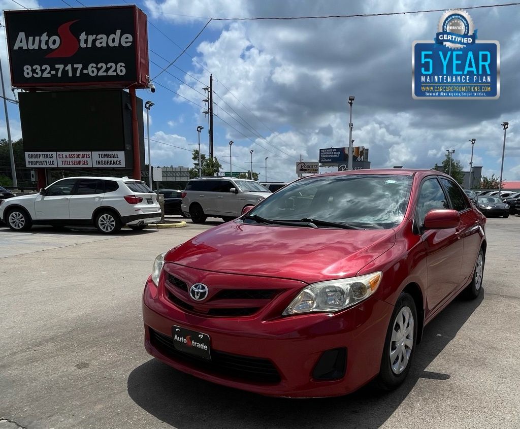 2011 Toyota Corolla LE Red at Emmons Autoplex