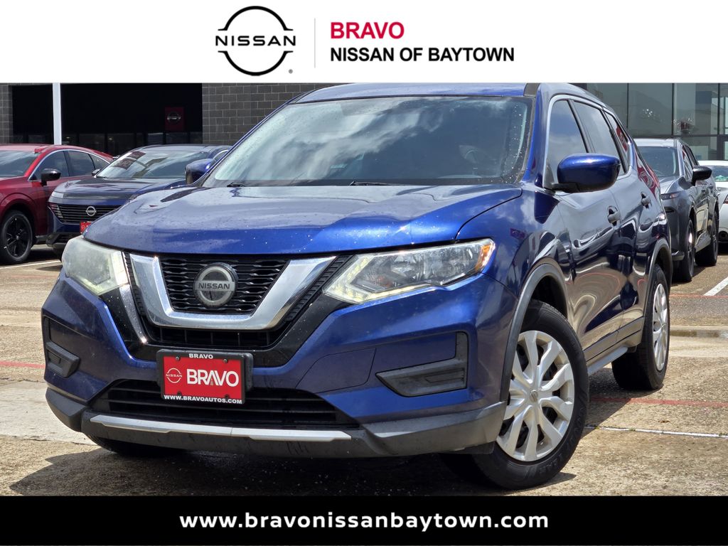 2018 Nissan Rogue S Blue at DeMontrond Automotive Group