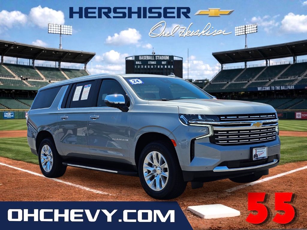 Sterling Gray Metallic 2024 Chevrolet Suburban SUV / Crossover Four-Wheel Drive 