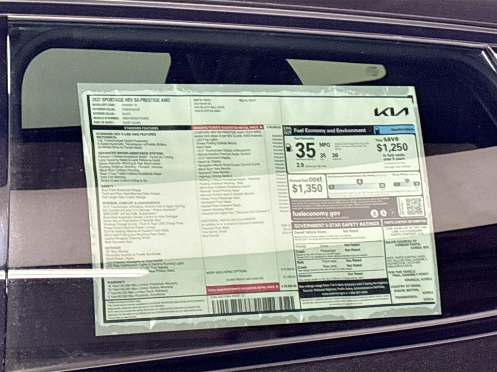 2027 Kia Sportage Hybrid SX-Prestige