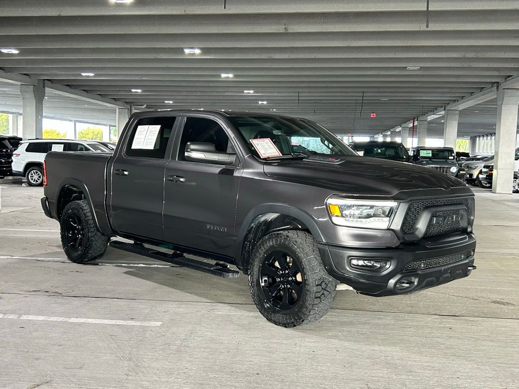 Used 2022 Granite Crystal Metallic Clearcoat Ram Rebel image 7