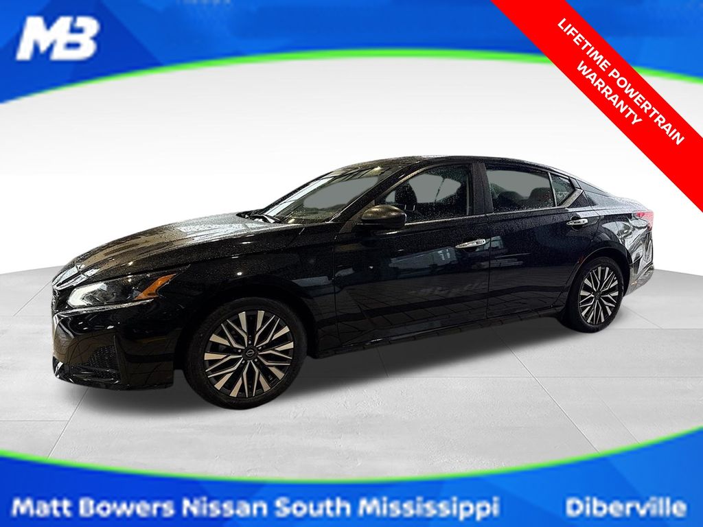 Super Black Clearcoat 2025 Nissan Altima Sedan Front-Wheel Drive Continuously Variable Transmission