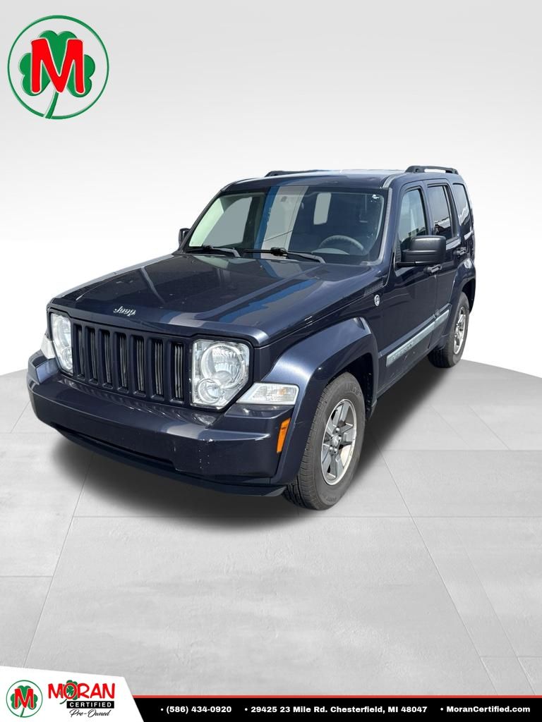Modern Blue Pearl 2008 Jeep Liberty SUV / Crossover Four-Wheel Drive 4-Speed Automatic