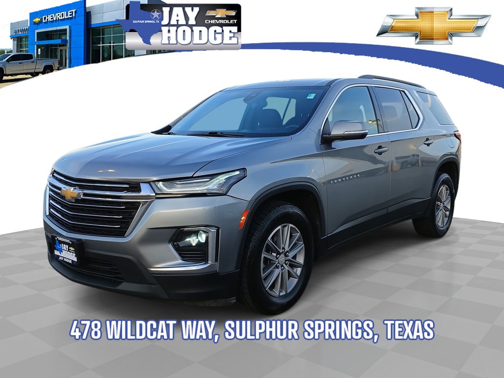 Sterling Gray Metallic 2023 Chevrolet Traverse LT Cloth AWD SUV / Crossover Four-Wheel Drive 9-Speed Automatic