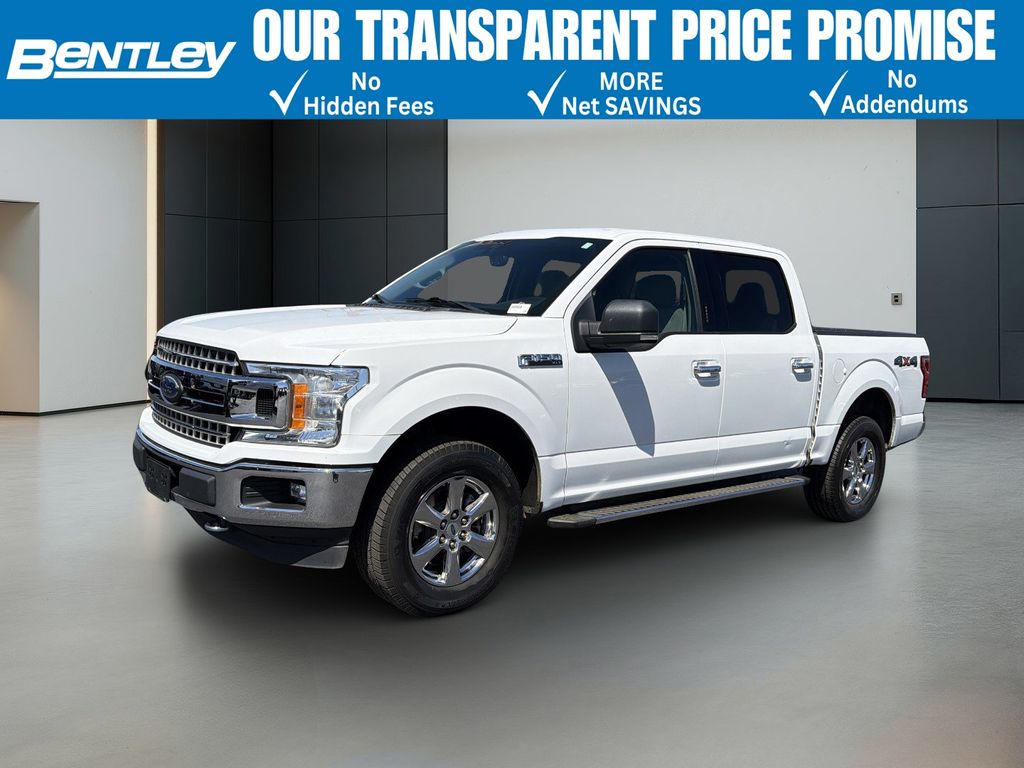 Oxford White 2019 Ford F-150 XLT SuperCrew 4WD Pickup Truck Four-Wheel Drive Automatic