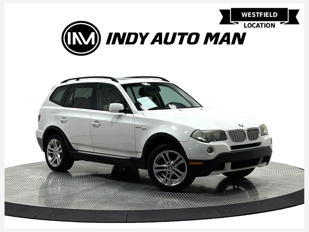 Alpine White 2008 BMW X3 SUV / Crossover All-Wheel Drive 6-Speed Automatic
