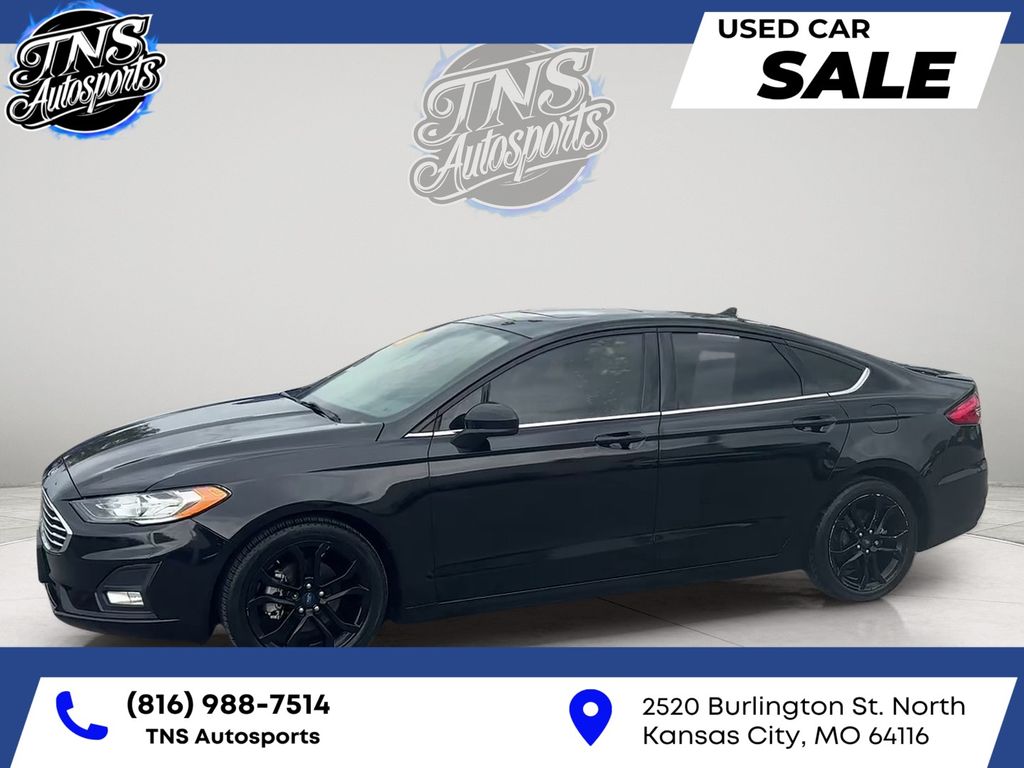 Black Metallic 2020 Ford Fusion Sedan Front-Wheel Drive 6-Speed Automatic