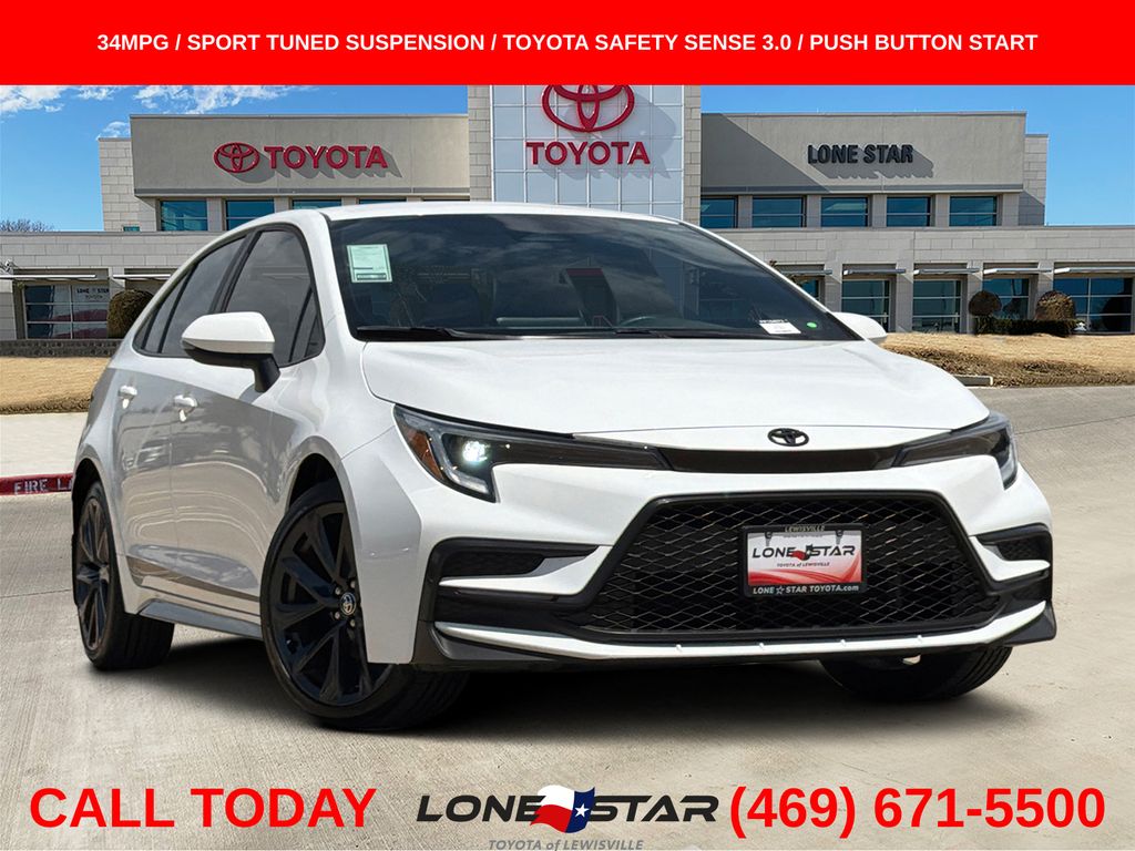 Ice 2023 Toyota Corolla Sedan Front-Wheel Drive Continuously Variable Transmission