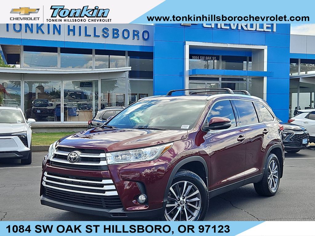 Salsa Red Pearl 2019 Toyota Highlander SUV / Crossover All-Wheel Drive 8-Speed Automatic