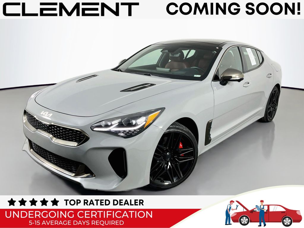 Gray 2022 Kia Stinger Sedan All-Wheel Drive 8-Speed Automatic