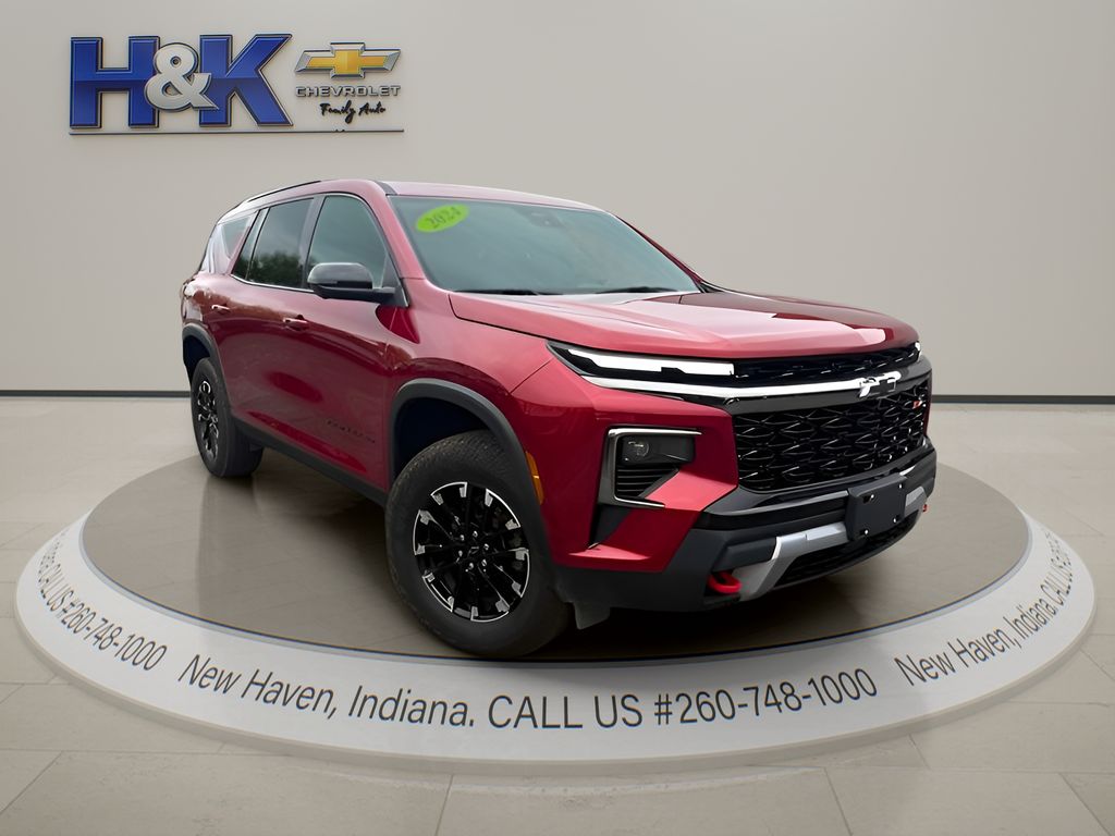 Radiant Red Tintcoat 2024 Chevrolet Traverse Z71 AWD SUV / Crossover Four-Wheel Drive 8-Speed Automatic