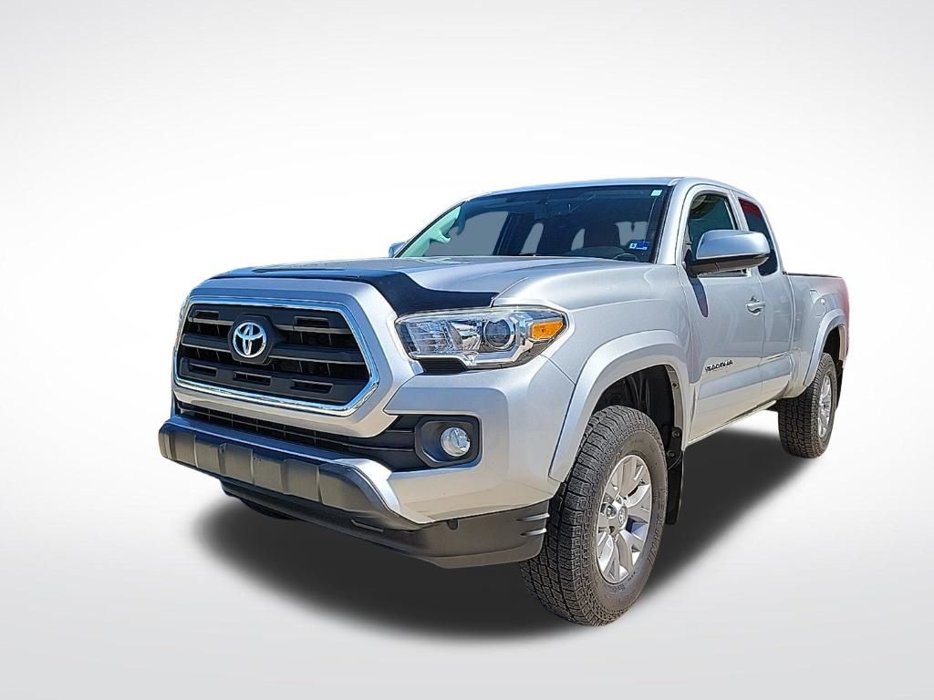 Silver Sky Metallic 2017 Toyota Tacoma SR5 V6 Access Cab 4WD Pickup Truck Four-Wheel Drive 6-Speed Automatic