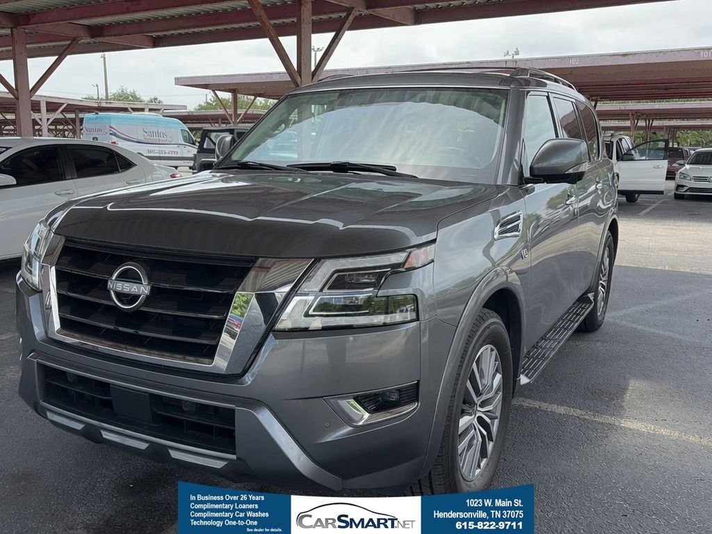 Gray (Gun Metallic) 2021 Nissan Armada SUV / Crossover 4X2 7-Speed Automatic
