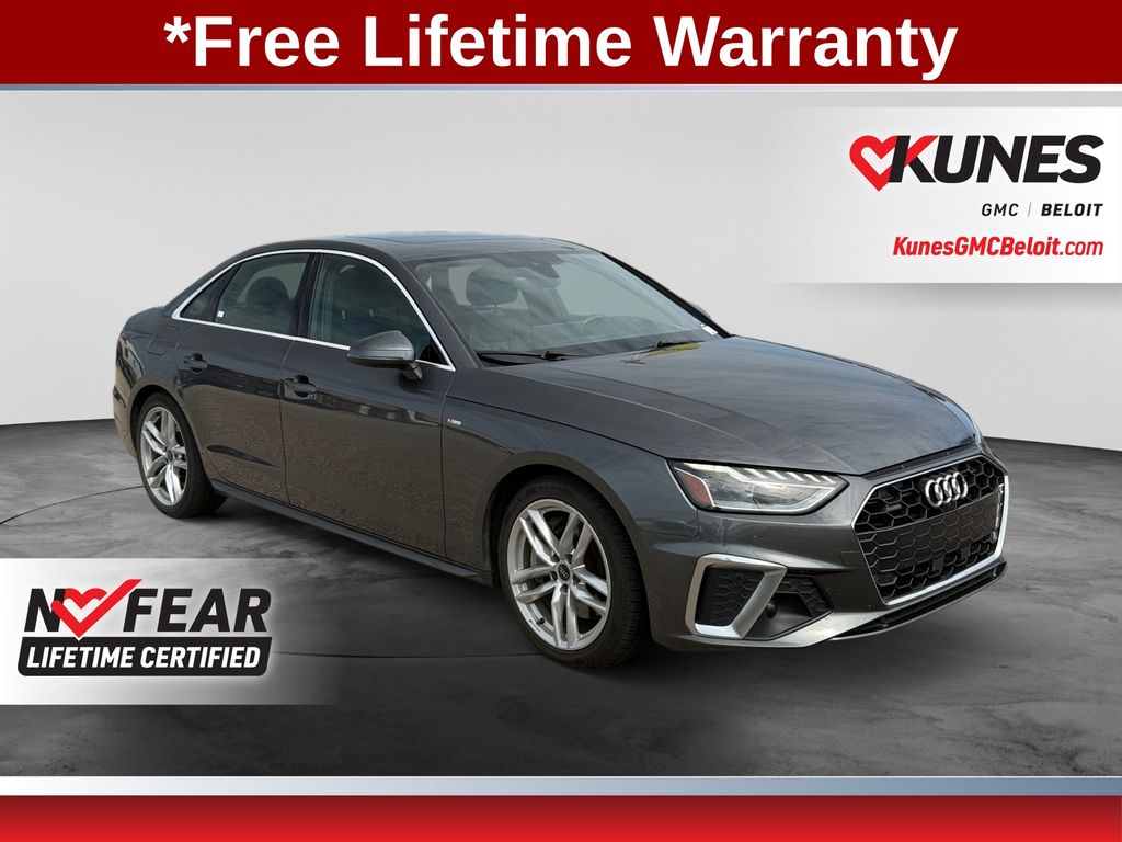 Gray 2024 Audi A4 Sedan All-Wheel Drive 7-Speed Automatic