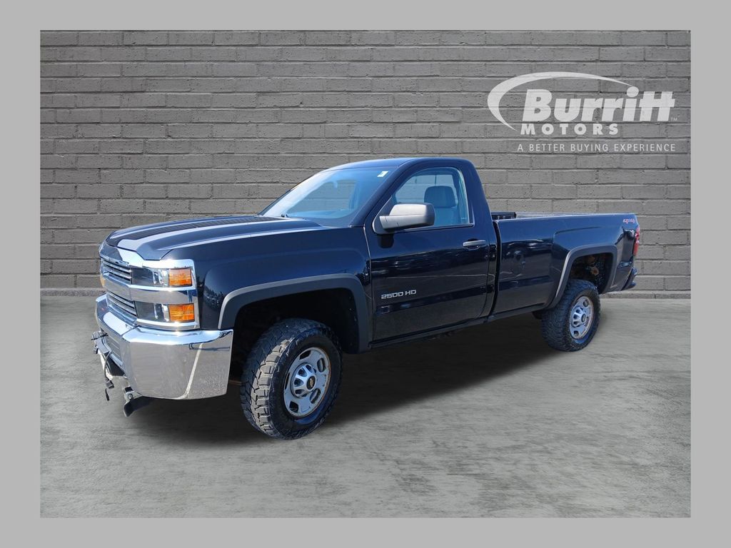 Black 2017 Chevrolet Silverado 2500HD Pickup Truck Four-Wheel Drive 6-Speed Automatic Overdrive