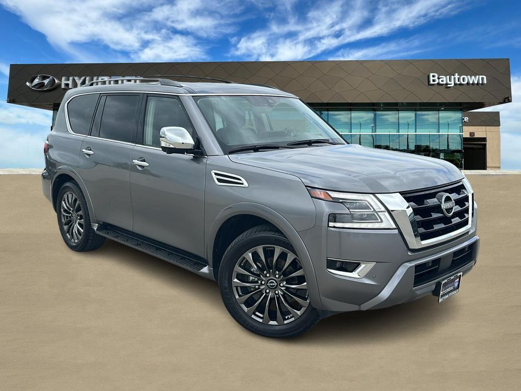 2024 Nissan Armada Platinum Gray at DeMontrond Ford