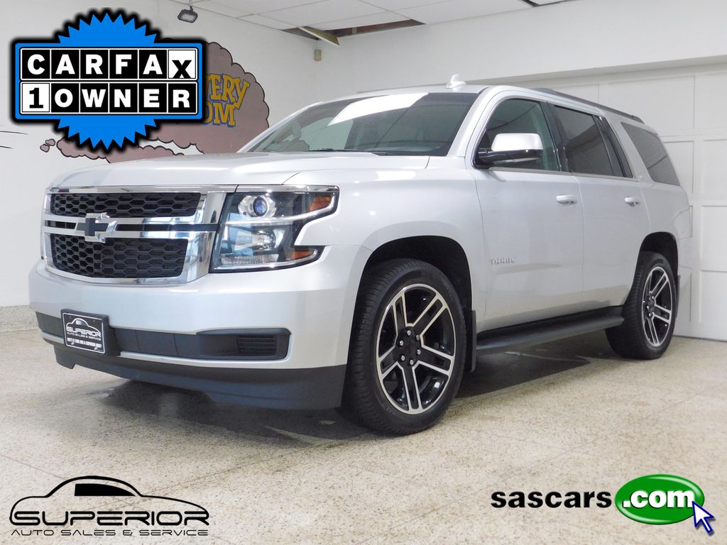 Silver Ice Metallic 2016 Chevrolet Tahoe SUV / Crossover Four-Wheel Drive Automatic