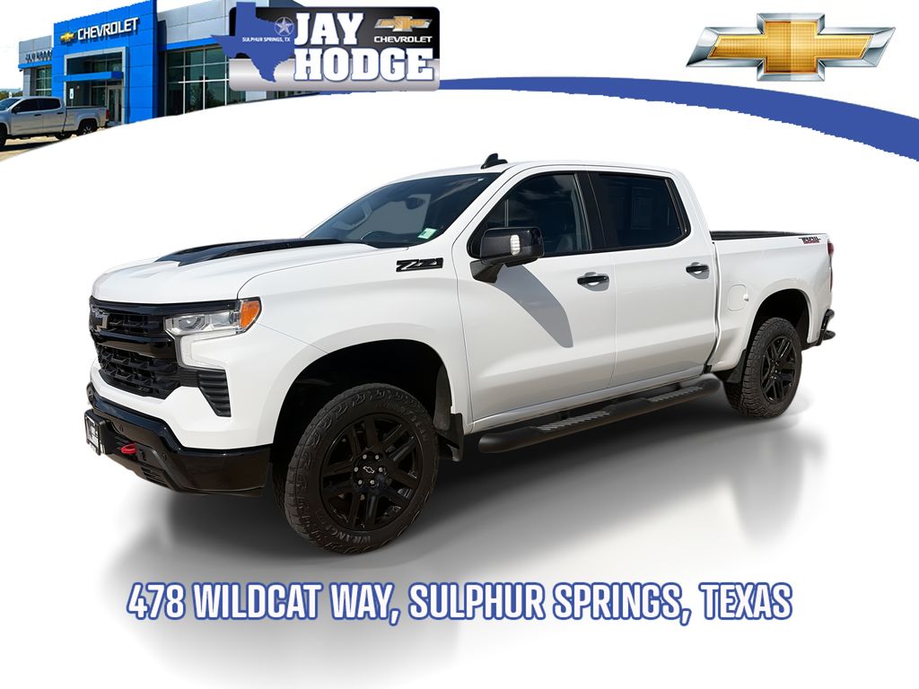 Summit White 2024 Chevrolet Silverado 1500 Pickup Truck Four-Wheel Drive Automatic