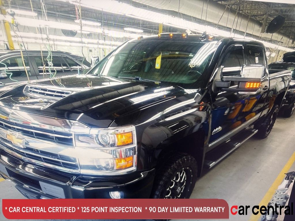 Black 2019 Chevrolet Silverado 2500HD High Country Crew Cab 4WD Pickup Truck Four-Wheel Drive 6-Speed Automatic