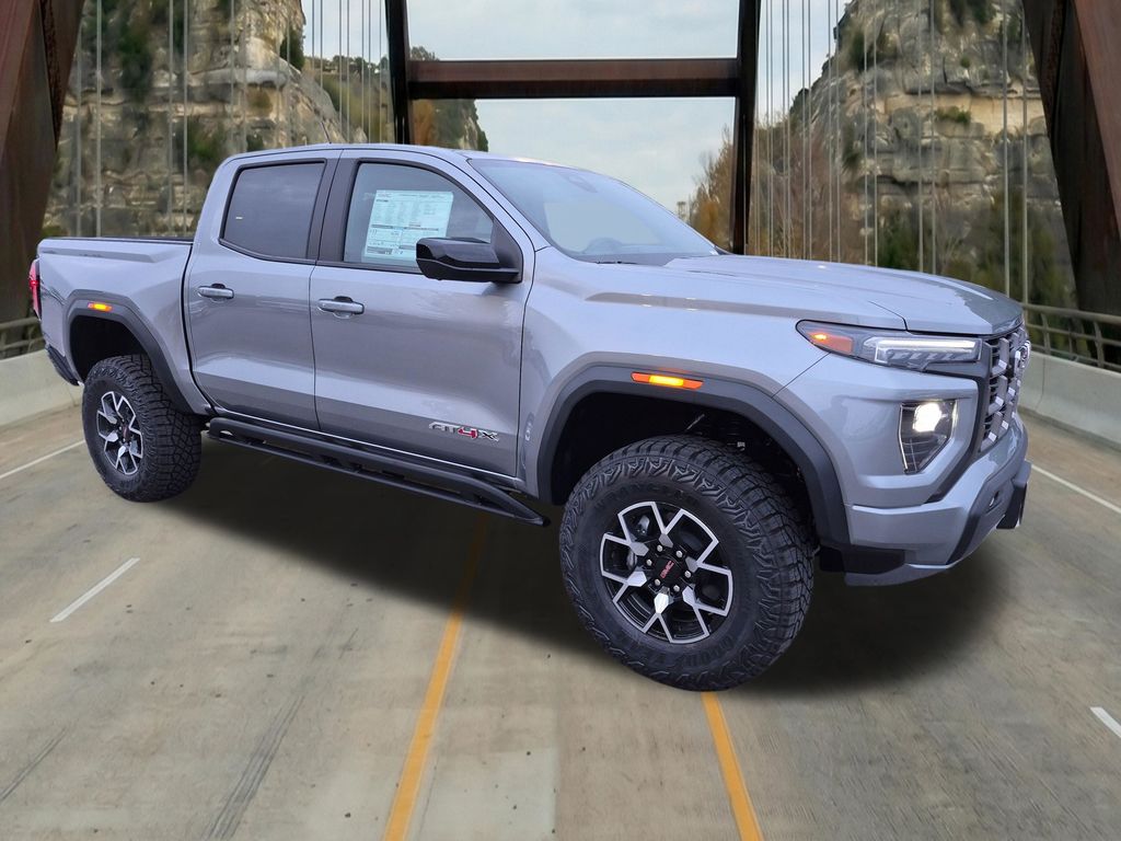 Sterling Metallic 2026 GMC Canyon AT4X Crew Cab 4WD Pickup Truck Four-Wheel Drive 8-Speed Automatic