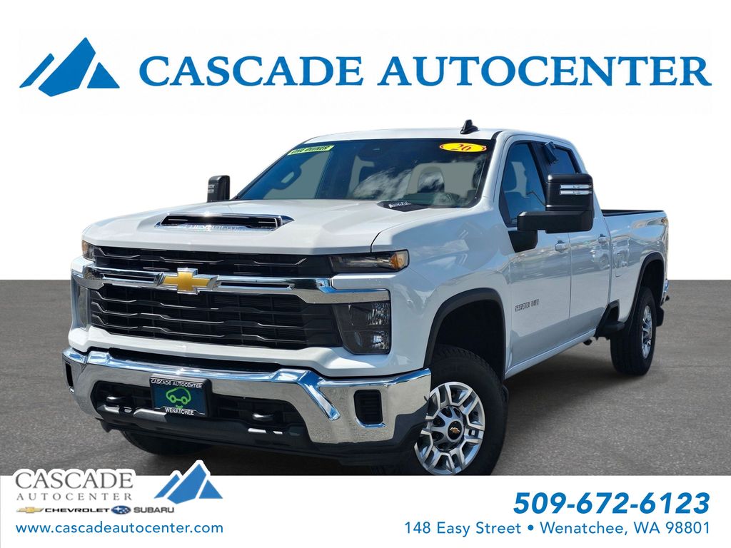 Summit White 2026 Chevrolet Silverado 2500HD LT Crew Cab 4WD Pickup Truck Four-Wheel Drive Automatic