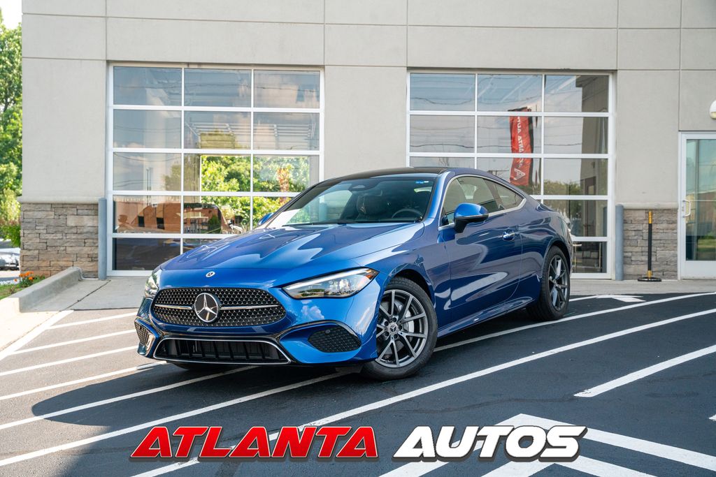 Sterling Blue Metallic 2024 Mercedes-Benz CLE 300 4MATIC Coupe All-Wheel Drive 9-Speed Automatic
