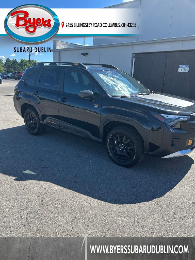 Crystal Black Silica 2026 Subaru Forester Wilderness Crossover AWD SUV / Crossover All-Wheel Drive Continuously Variable Transmission