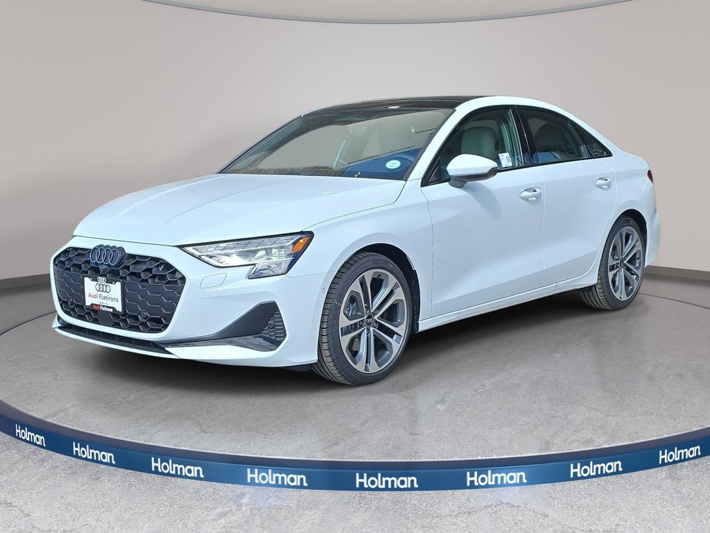 White 2026 Audi A3 Sedan All-Wheel Drive 7-Speed Automatic