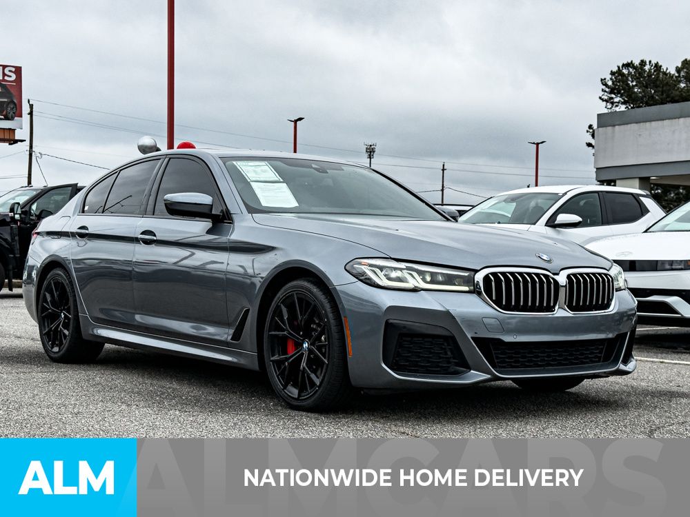 Used 2021 Blue BMW 530i image 4