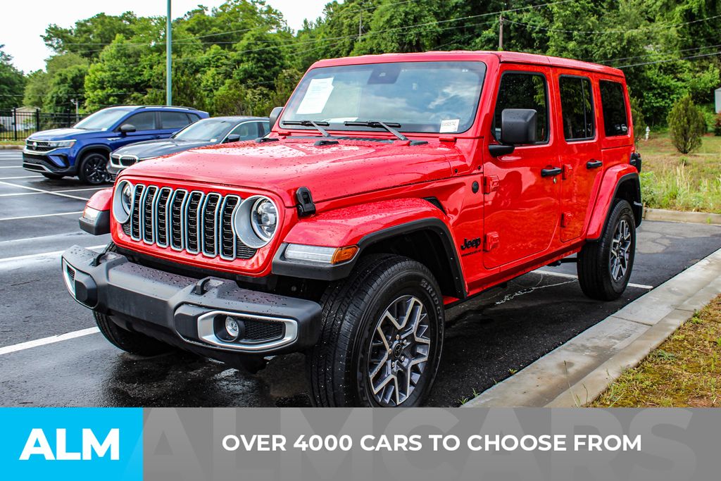 Used 2025 Red Jeep Sahara image 3