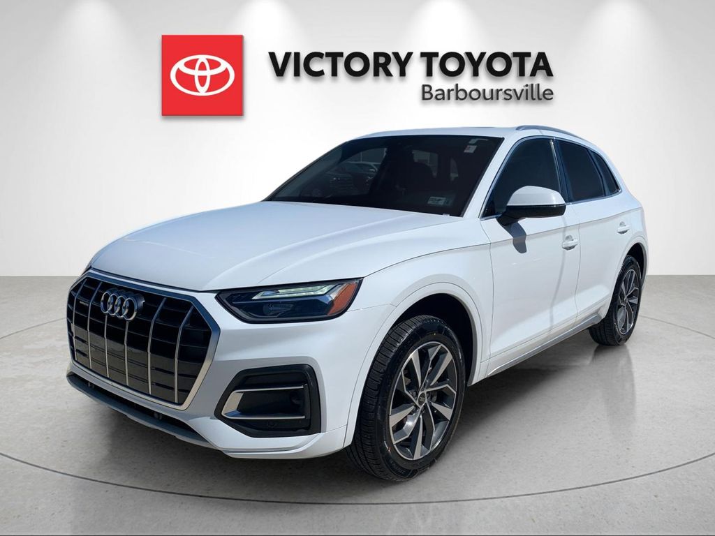 Glacier White 2021 Audi Q5 quattro Premium 45 TFSI SUV / Crossover All-Wheel Drive 7-Speed Automatic