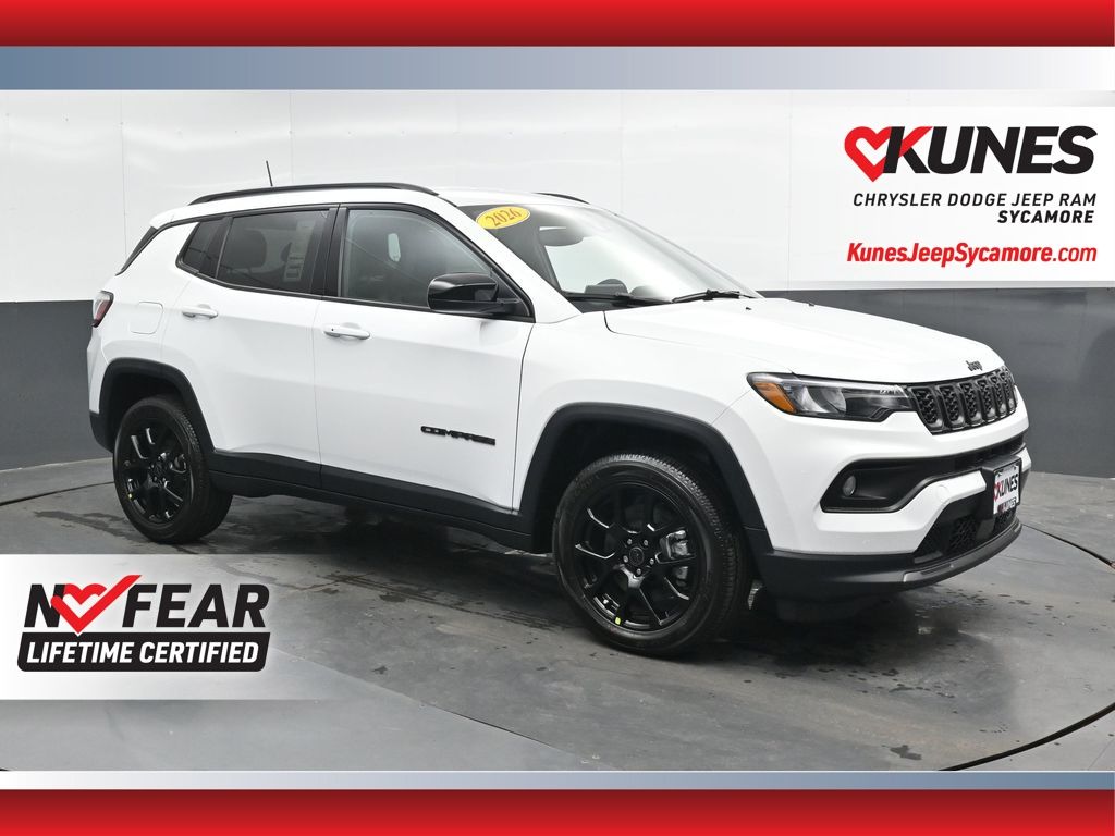 Bright White Clearcoat 2026 Jeep Compass SUV / Crossover Four-Wheel Drive 8-Speed Automatic