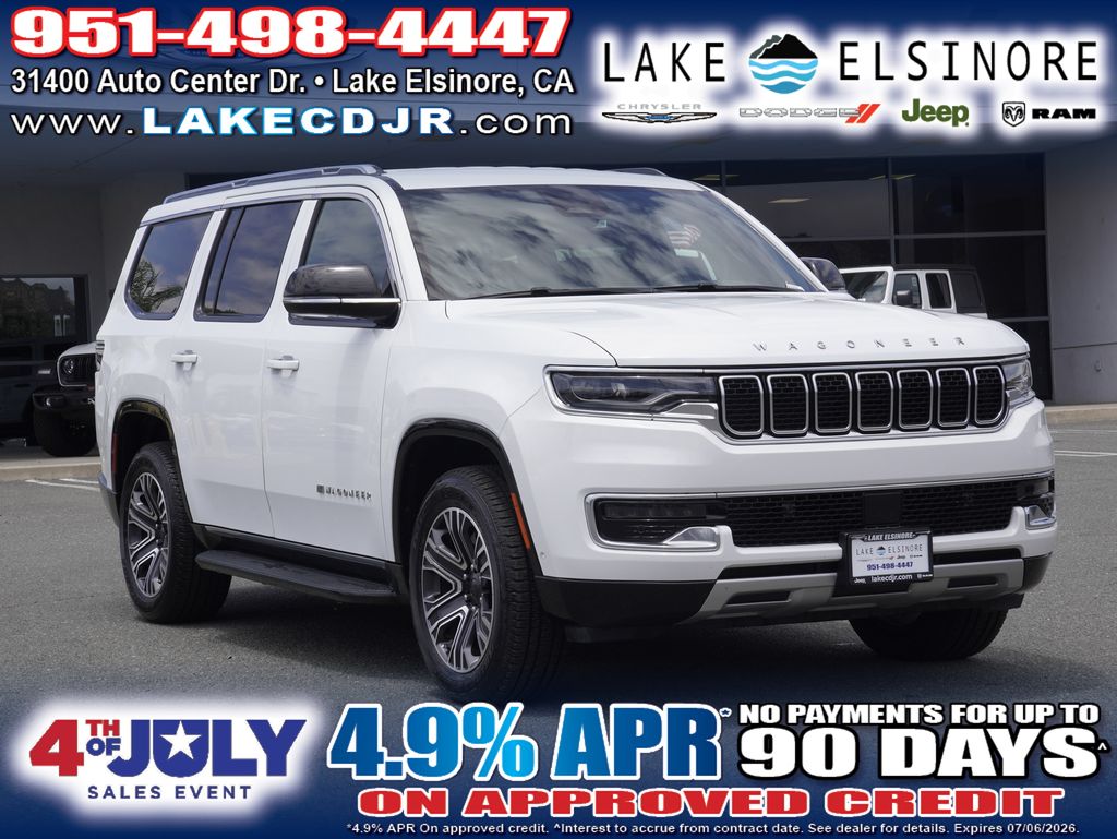 Bright White Clearcoat 2024 Jeep Wagoneer SUV / Crossover Four-Wheel Drive 8-Speed Automatic
