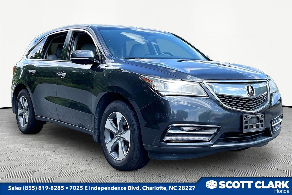 Gray (Graphite Luster Metallic) 2016 Acura MDX SUV / Crossover All-Wheel Drive 9-Speed Automatic