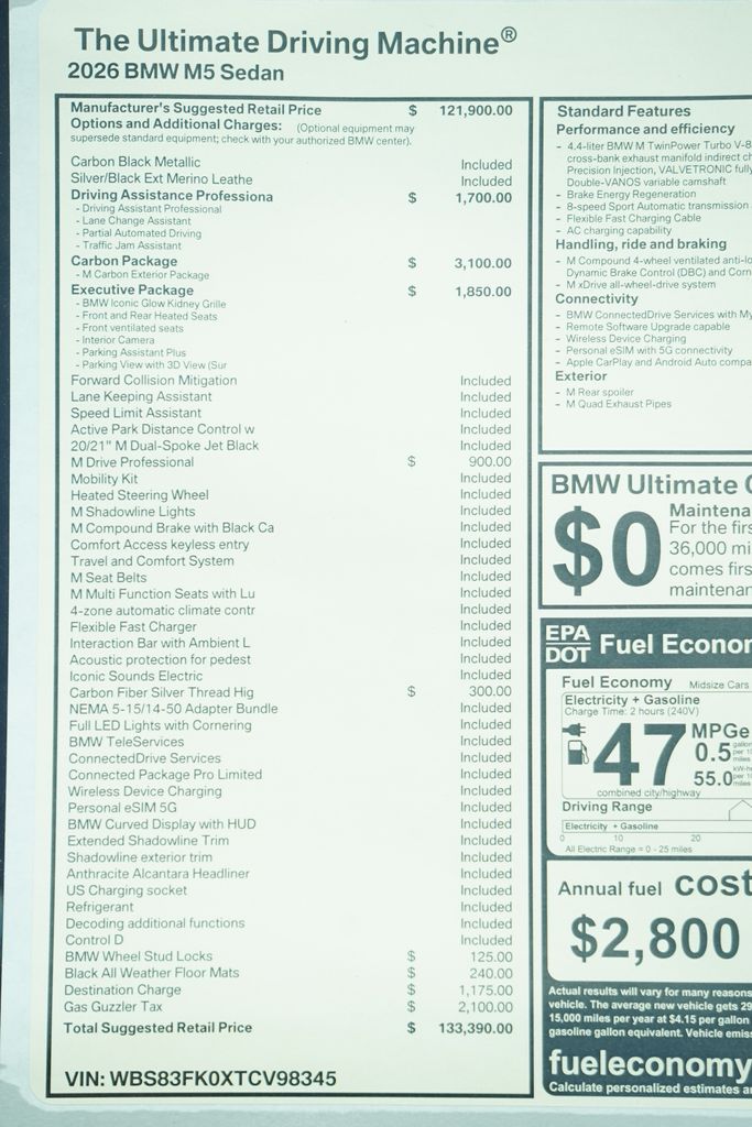 Thumbnail: 2026 BMW M5 - 10