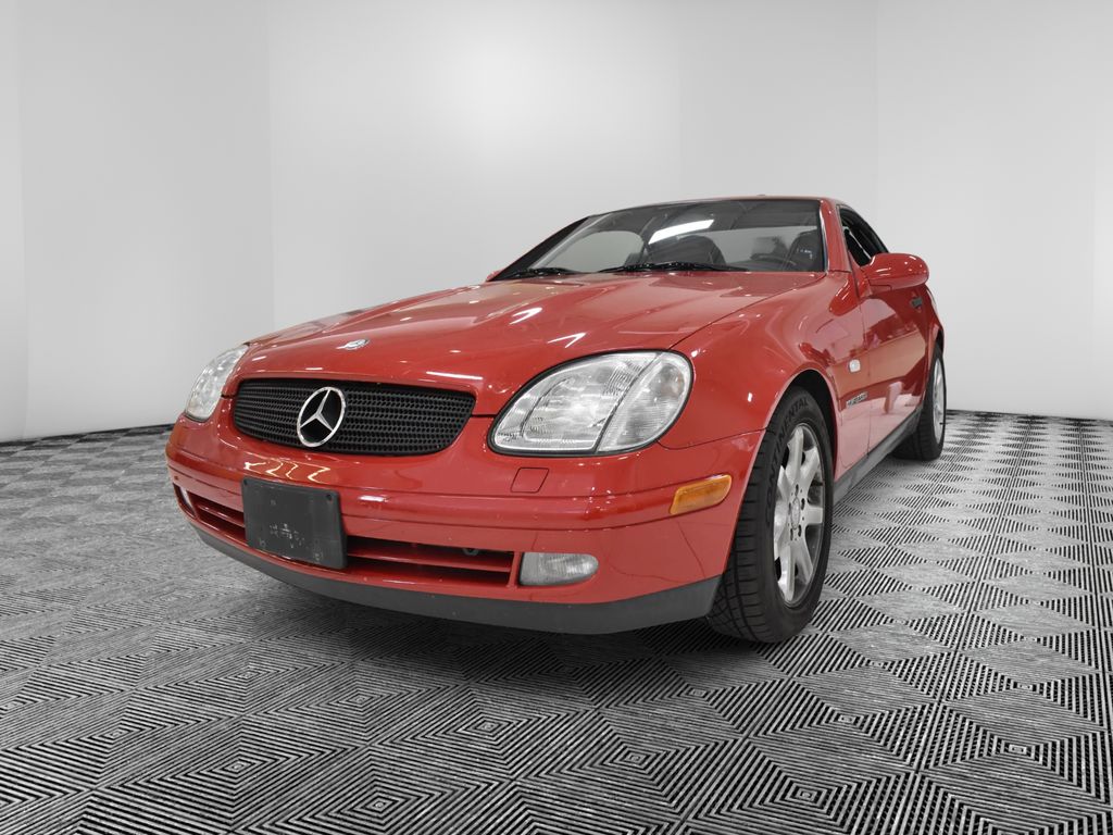 Magma Red 1999 Mercedes-Benz SLK 230 Supercharged Convertible Rear-Wheel Drive 5-Speed Automatic