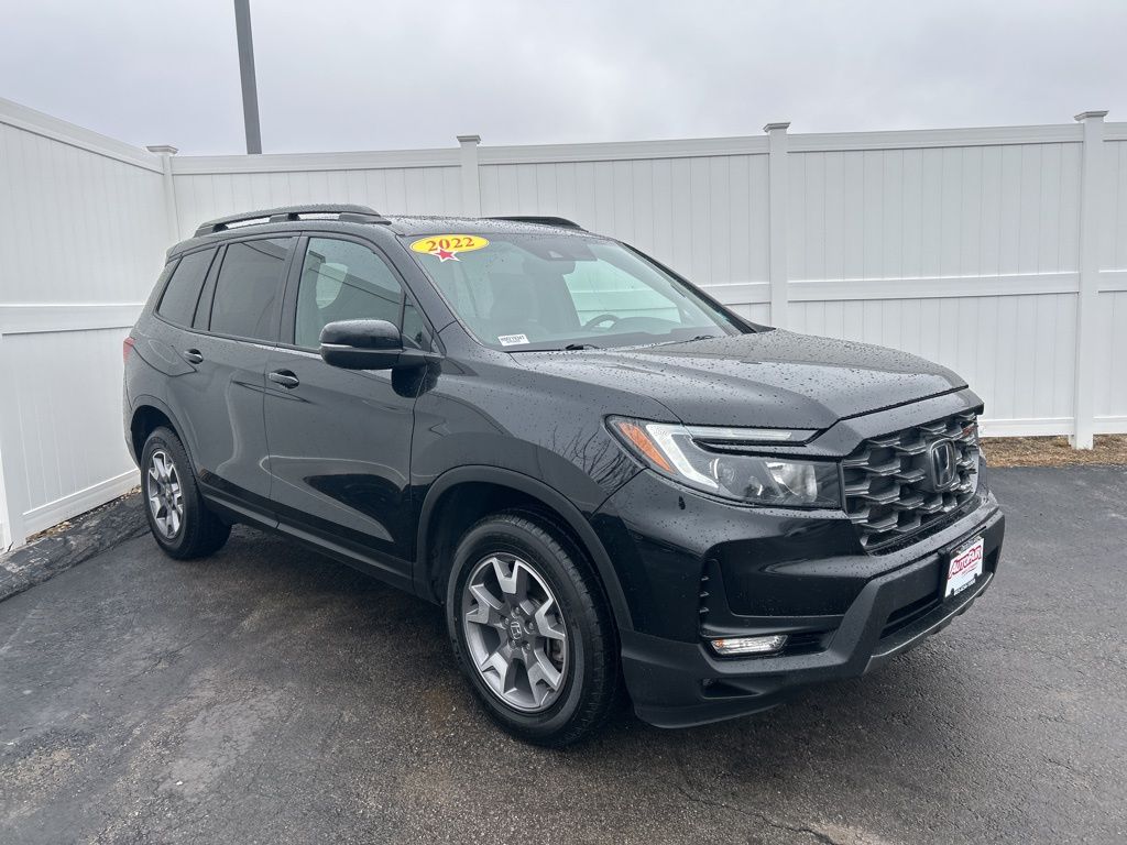 Crystal Black Pearl 2022 Honda Passport TrailSport AWD SUV / Crossover All-Wheel Drive 9-Speed Automatic