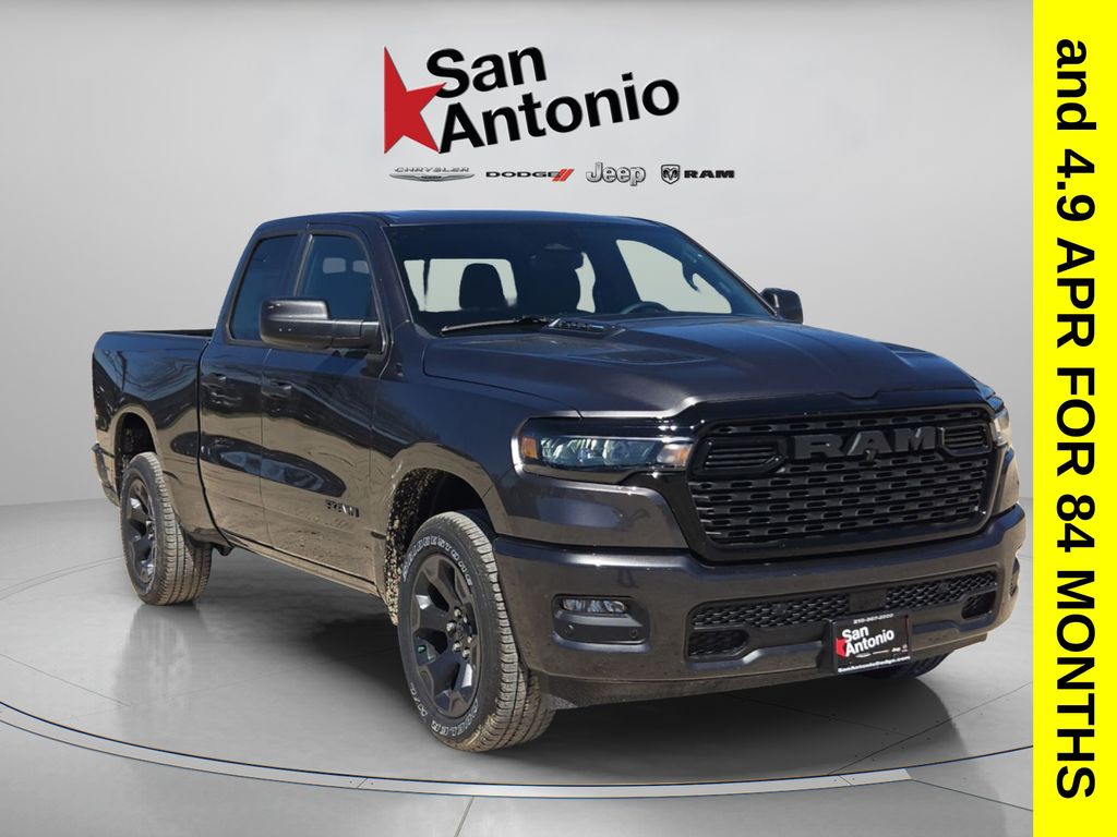 Gray (Granite Crystal Metallic Clearcoat) 2026 RAM 1500 Express Quad Cab 4WD Pickup Truck Four-Wheel Drive 8-Speed Automatic