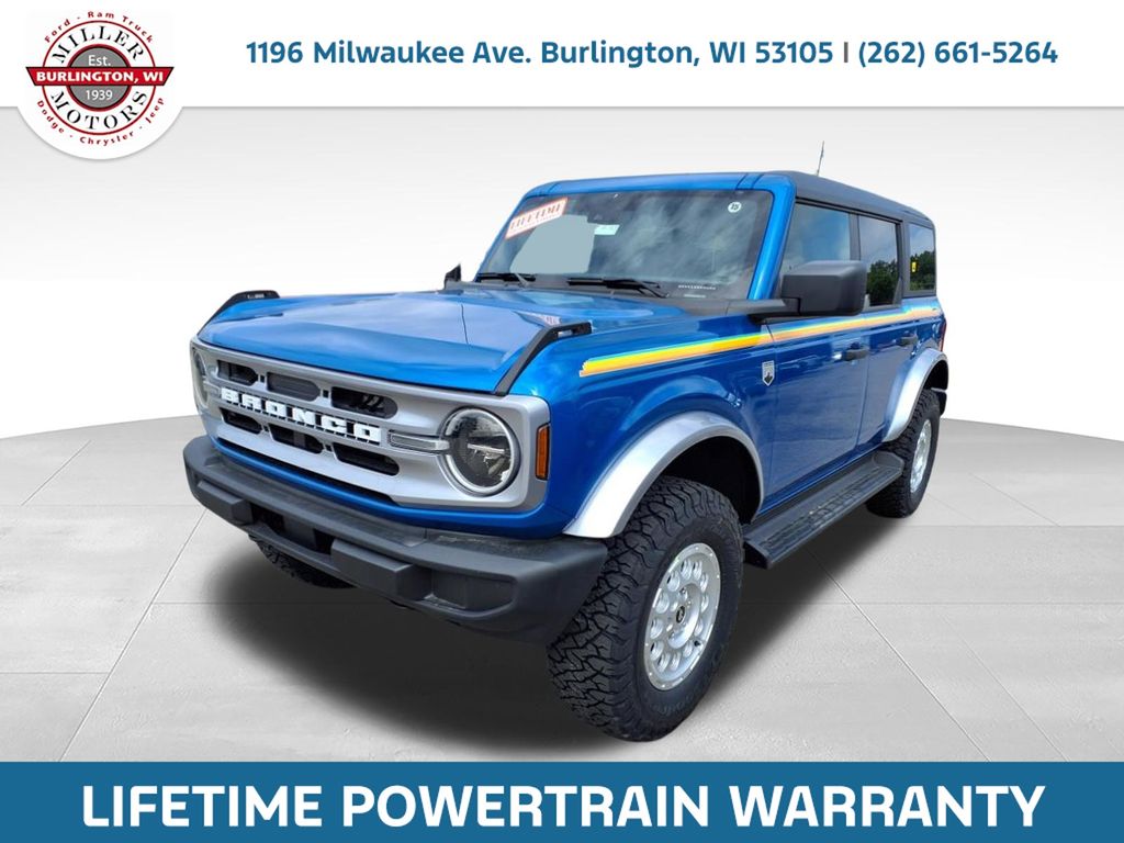 Velocity Blue Metallic 2025 Ford Bronco SUV / Crossover Four-Wheel Drive Automatic