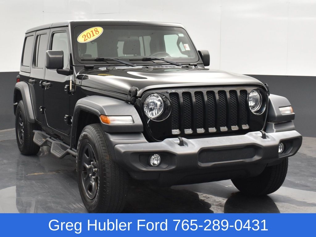 Black Clearcoat 2018 Jeep Wrangler SUV / Crossover Four-Wheel Drive 6-Speed Manual