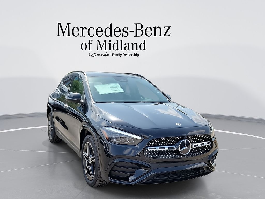 Night Black 2025 Mercedes-Benz GLA 250 4MATIC SUV / Crossover All-Wheel Drive 8-Speed Dual Clutch